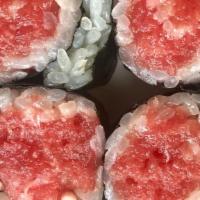 Tuna With Koji Cut Roll · Koji- Japanese fermented grain (umami taste!).