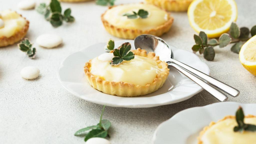 Yuzu Cream Tart · Mouth-watering Yuzu-Infused Pastry Cream in a Puff Pastry.