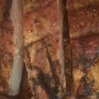 Ribs · 1/2 rack with 2 5oz sides
