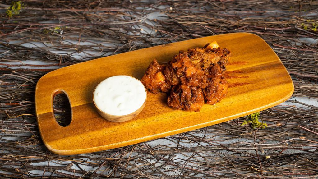 Grandaddy Garlic Parmesan Wings · (Garlic Parmesan) Served with celery or carrots, and blue cheese or ranch.
