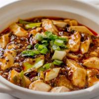 Ma-Po Tofu · Hot and spicy. With or without meat.