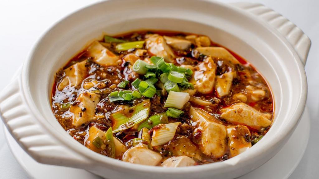 Ma-Po Tofu · Hot and spicy. With or without meat.