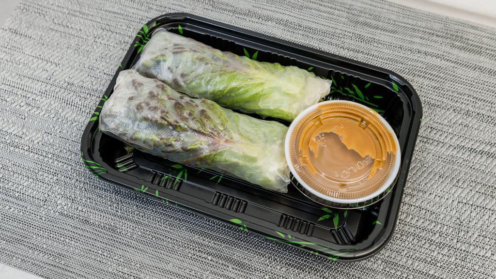 Garden Rolls · Popular. Two vegetarian rolls with cucumber, lettuce and rice vermicelli wrapped in rice paper. Served with peanut hoisin sauce.