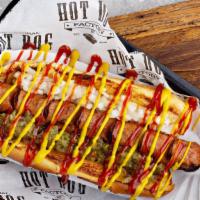 Atlanta Extra-Large Footlong · Extra-large footlong beef hot dog.