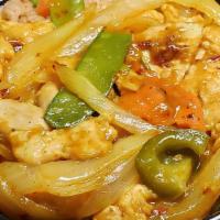 Curry Chicken With Onion · Hot and spicy.