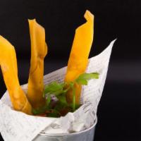 Crispy Spring Rolls · Mixed vegetables folded in vermicelli & lightly fried served with vinaigrette sweet plum sau...