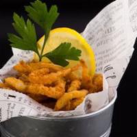 Crispy Fish · Sink the ship with these lightly battered fried whole small silver fish, served with sweet c...
