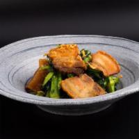 Pad Ka-Na With Crispy Pork · Stir-fried Asian broccoli with crispy pork belly!!! sounds too simple? Well. . . It’s super ...