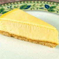 Cheesecake · Classic cheesecake with a rich, dense, smooth, and creamy consistency.