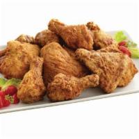 Country Fried Dark Chicken (8 Ct) · Eight pieces of dark roasted chicken (four thighs, four drumsticks).