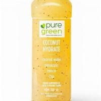Coconut Hydrate, Cold Pressed Juice (Hydration) · Coconut water, lemon, pineapple and chia seeds.

The Coconut Hydrate cold pressed juice is t...