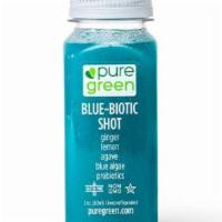Blue Biotic, Cold Pressed Shot (Probiotic Booster) · Ginger, lemon, agave, blue algae and probiotics.

This cold pressed shot contains 1 billion ...