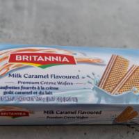 Britannia Milk Caramel Crème Wafers (175Gm) · 1 pack.