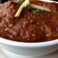 Lamb Roganjosh -Entree · A specialty of Kashmir - Tender morsels of . lamb cooked in a traditional Kashmiri masala wi...