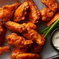 30 Dragon Wings, Ultimate Crispy Fries And 4 Soda · 30 pieces tossed in your choice of sauce, gluten-free. Choice of honey chipotle, buffalo sau...