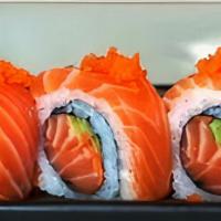 Spicy Salmon · Spicy salmon, cucumber, spicy mayo.
