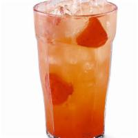 Freckled Lemonade® · Our famous blend of Minute Maid® Lemonade and strawberries.