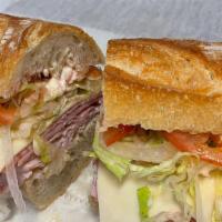Classic Italian Sub Sandwich · Ham, Genoa salami, provolone