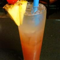 Pineberry Punch  · Pineapple juice, cranberry juice, ginger ale, and soda.