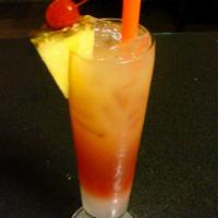 Virgin Malibu Bay Breeze · Cranberry juice, pineapple juice, and coconut syrup.