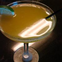 Virgin Margarita · Sour mix, triple sec (non alcoholic), orange juice, and lime juice.