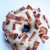 Maple Acon · Vanilla donut, maple frosting, bacon