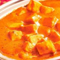 Paneer Makhani · cottage cheese in a creamy tomato gravy with fenugreek