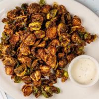 Fried Brussel Sprouts · Flash Fried Brussel Sprouts served with a side of Ranch