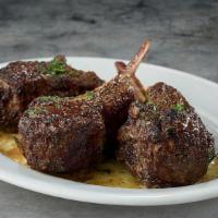 Lamb Chops* · three extra thick marinated chops, with fresh mint