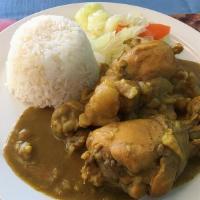 Chicken Curry Over Rice · 