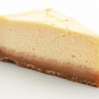 Vanilla Cheesecake · Classic vanilla cheesecake.