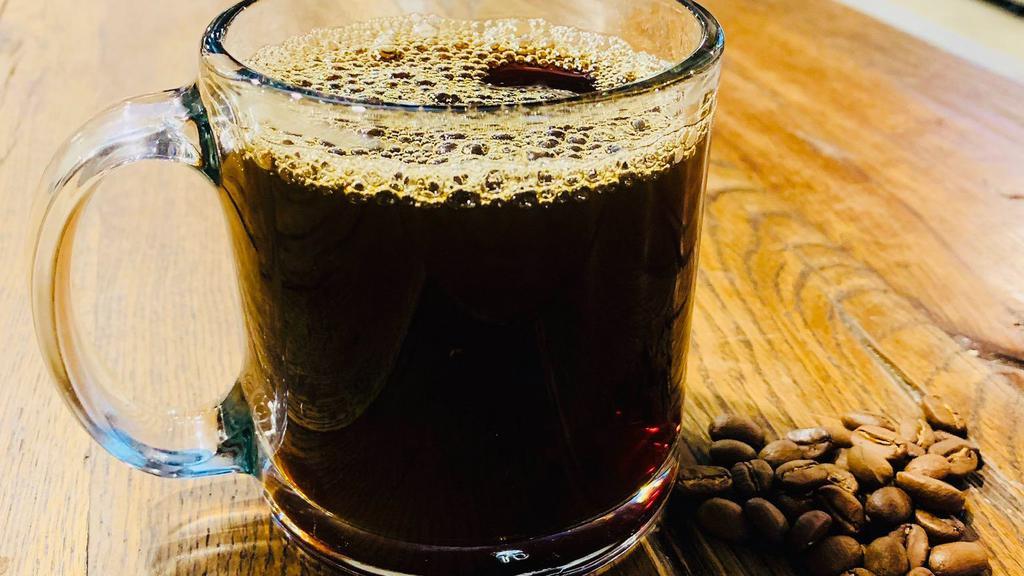 House Coffee · Organic Guatemala finca nueva vinas single origin coffee. Medium roast with a very silky and sweet body. Dark chocolate aroma with notes of vanilla and citrus. Served with skim and whole milk, sugar, cups, and stirrers.