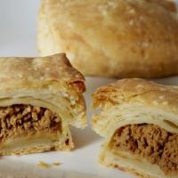 Chicken Pattie · 1 Haitian style puff pastrie filled with Delicious  Chicken
