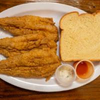 Fried Whiting Fish Sandwich (3 Pcs) · 