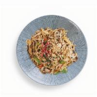 Yasai Yaki Soba · soba noodles with vegetables. egg. peppers. beansprouts. onion. scallion