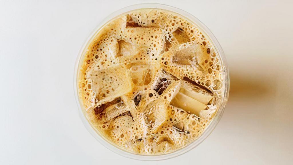 Sweet Caramel Cold Brew · A refreshing blend of milk-based cold brew coffee, chicory and caramel syrup that will keep you cool in any season.