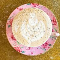 Dirty Chai Latte · Delicious chai latte with a perfectly pulled espresso shot