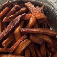 Sweet Potato Fries · Delicious, straight-cut fries.