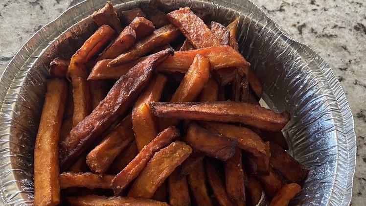 Sweet Potato Fries · Delicious, straight-cut fries.