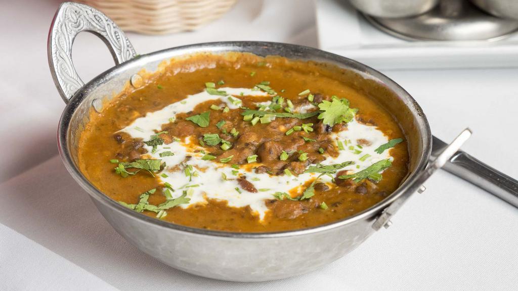 Daal Makhani · Lentil cooked and seasoned with spices.