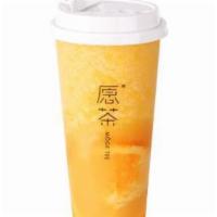 Orange Tea (Fresh) · Ice blended with fresh orange and Green tea. (Cal 239-308).