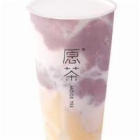 Taro Tofu Pudding · NON-CAFFEINE. Hand-made tofu pudding with freshly cooked taro and organic milk.(Cal 505 - 74...