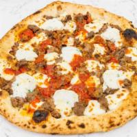 Carne · Sausage and meatball with ricotta.