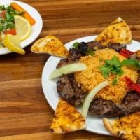 Shish Kabab Platter · Served with a choice of rice or fries.