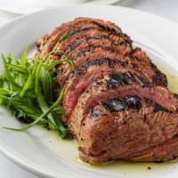 Chateaubriand For Two · Grilled USDA prime beef tenderloin, for two, served with a cognac peppercorn sauce