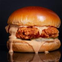 The Classic Sandwich · Cornflake Crusted Chicken Breast seasoned seasoned in our signature Sam's New Orleans style ...