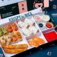 Krispy Heaven · The Original Spicy Tuna Krispy Rice (2 pc). King Salmon & Yuzu Krispy Rice (2 pc). Spicy Ham...