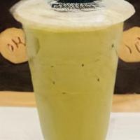 Iced Green Tea Latte (Macha) (24 Oz) · 