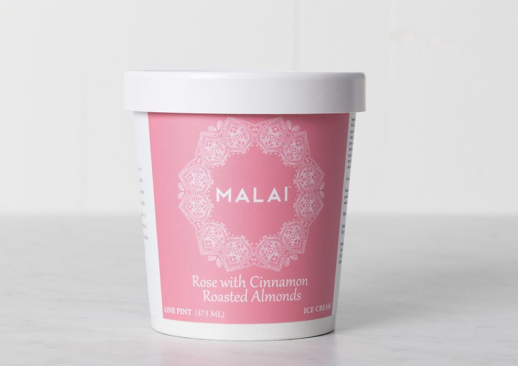 Rose With Cinnamon Roasted Almonds  · Sweet, floral, and spiced - there is nothing that this ice cream doesn't hit. It's unlike anything you've had before, in the best possible way!. Contains nuts.