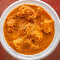 Chicken Tikka Masala · Boneless chicken breast with curry sauce.